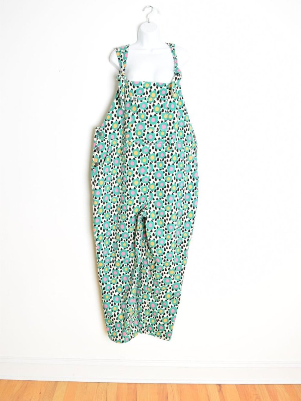 Lucy & Yak overalls floral print cotton dungarees bib jumpsuit UK 22R US 18R XXL